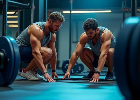 Weightlifting specialists collaborating in Fortezza's Milan workshop